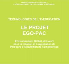EGO-PAC: Environnement Global et Ouvert pour la création et l’exploitation de Parcours d’Acquisition de Compétences